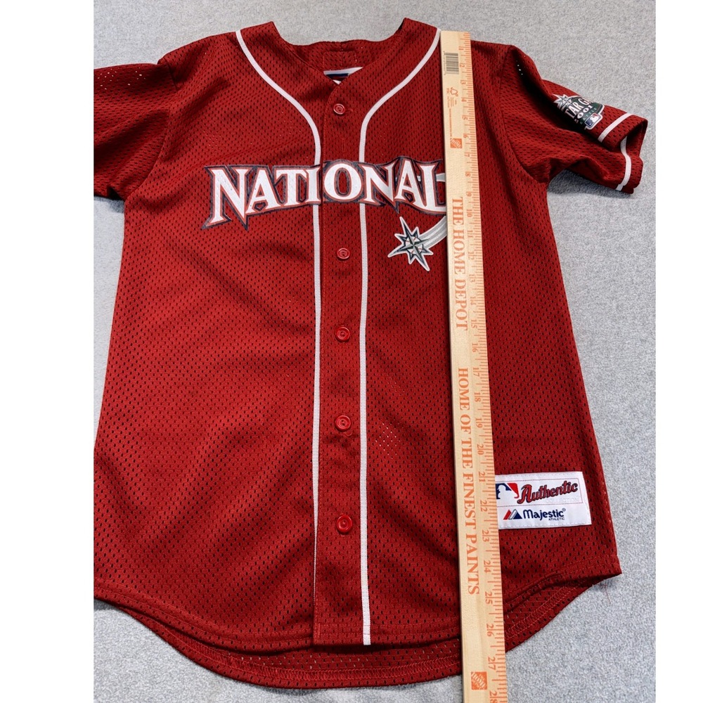 Vintage 2001 Jeff Bagwell #5 MLB All-Star Game Authentic Kids Jersey NL XL - Picture 10 of 13
